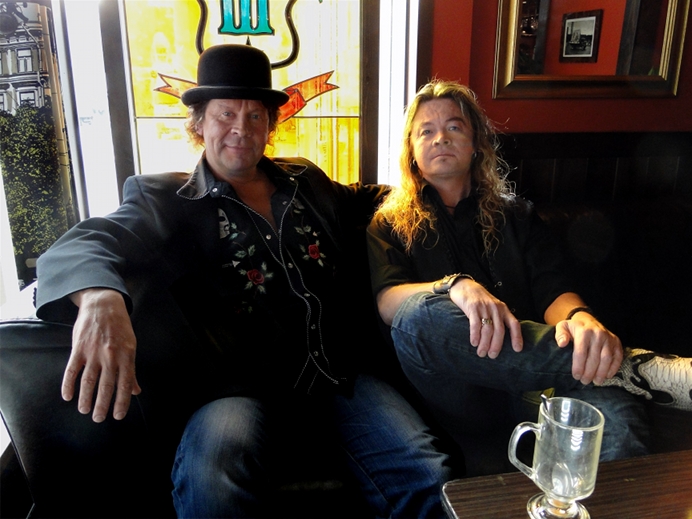 Jussi Aaltosen vieraana oli muun muassa Popedan Mustajärvi. Kuva: Mimi Mannila